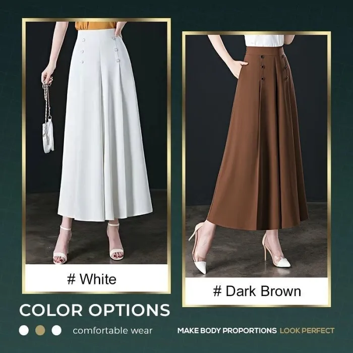 Stylish Pleated Wide-Leg Pants Comfort & Slim
