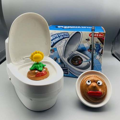 Remote-controlled Mobile Water-spraying Toy Toilet Truck（BUY 2 Free Shipping）