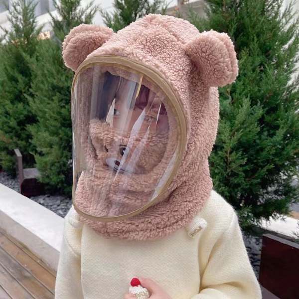 New Sale-3 in 1 Windproof Plush Hat with masks