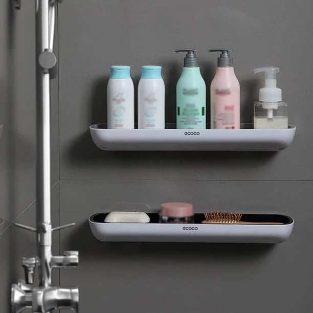 EasyMount Bathroom Storage Shelf - No Drilling Required