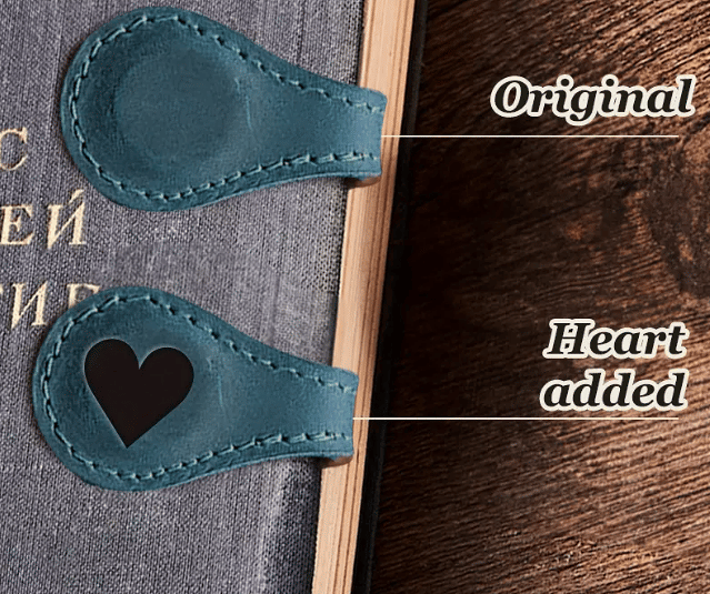 TimelessMark–Personalized Magnetic Leather Bookmark