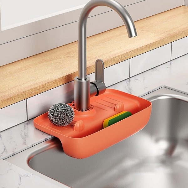 (Last Day Flash Sale) Faucet splash-proof draining rack-BUY 3 GE