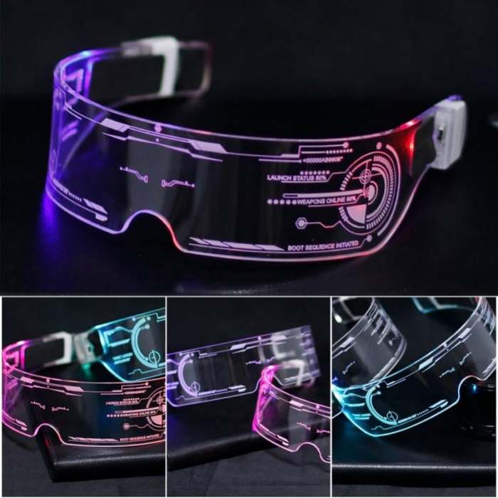 Cyberpunk LED Glasses