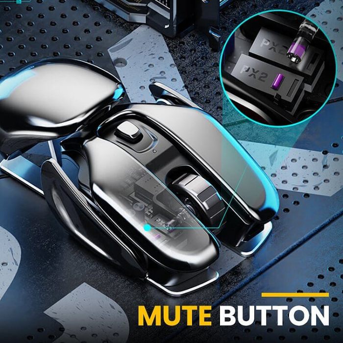 FREE SHIPPING-Wireless Ergonomics Metal Mouse