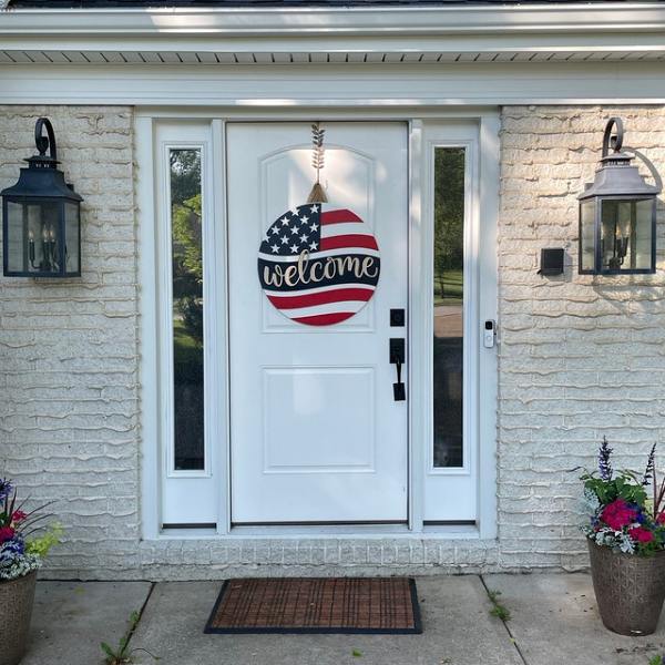 U.S. Sellers4th of July Patriotic Decorations - Red White Blue Woo