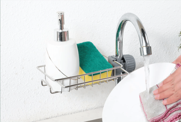 （2024 Summer Hot Sale - 48% OFF) Stainless Steel Faucet Rack