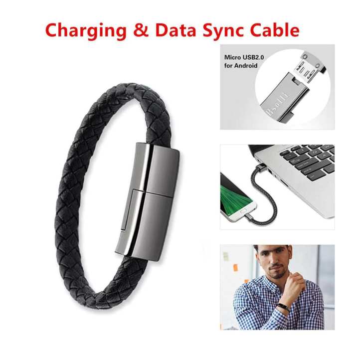 2023Hot New Bracelet Charger USB Charging Cable Data Charging Cord