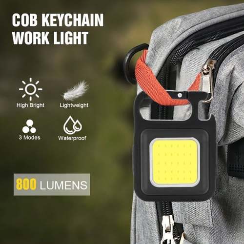 (Hot Sale) Multifunctional Keychain Rechargeable Light