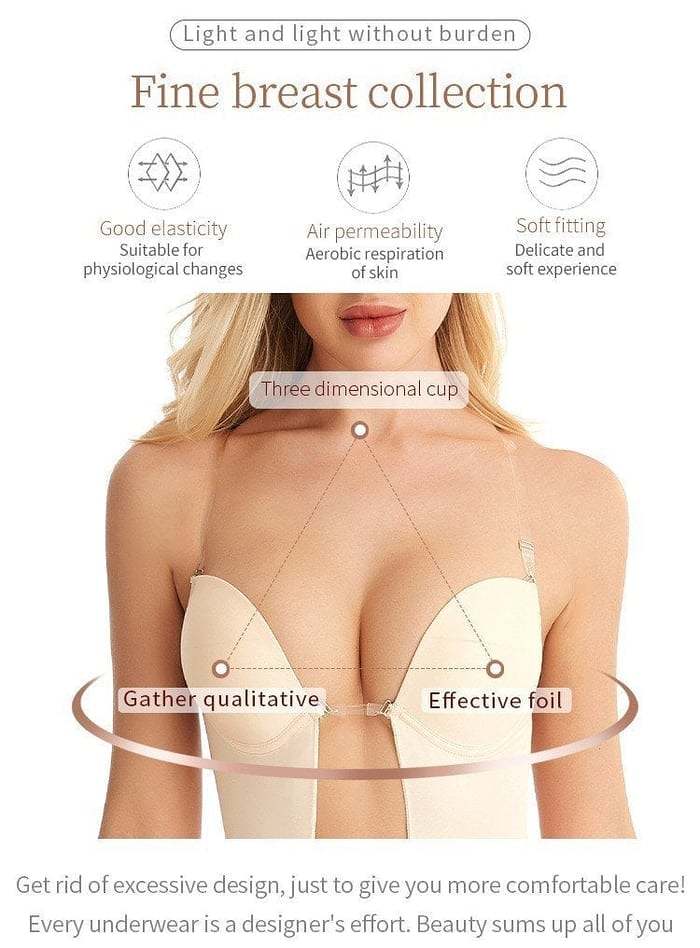 InviShaper - Plunge Backless Body Shaper Bra