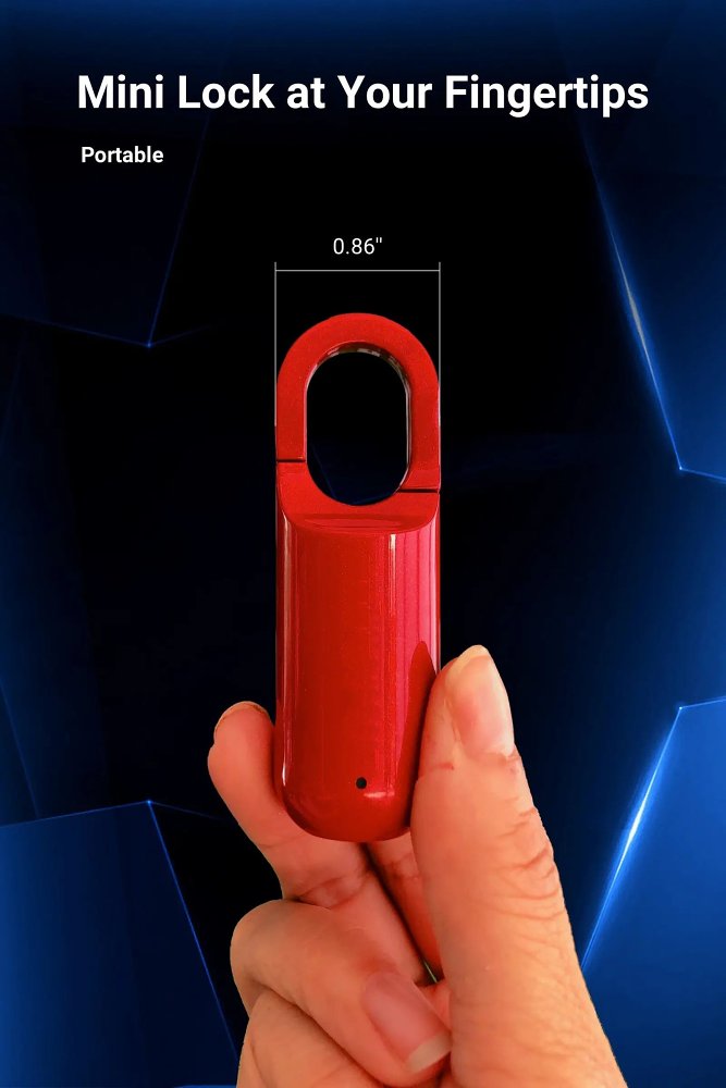 49% OFFPortable Smart Fingerprint Padlock