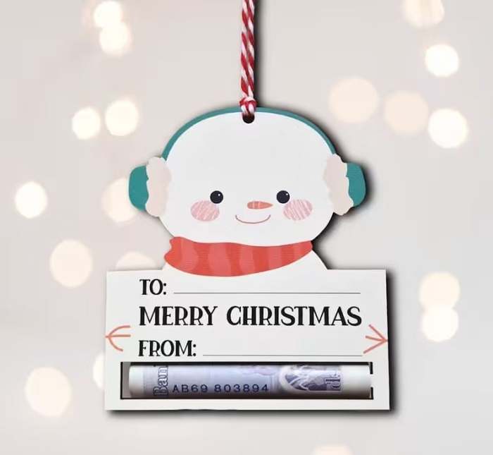 Christmas Money Holder