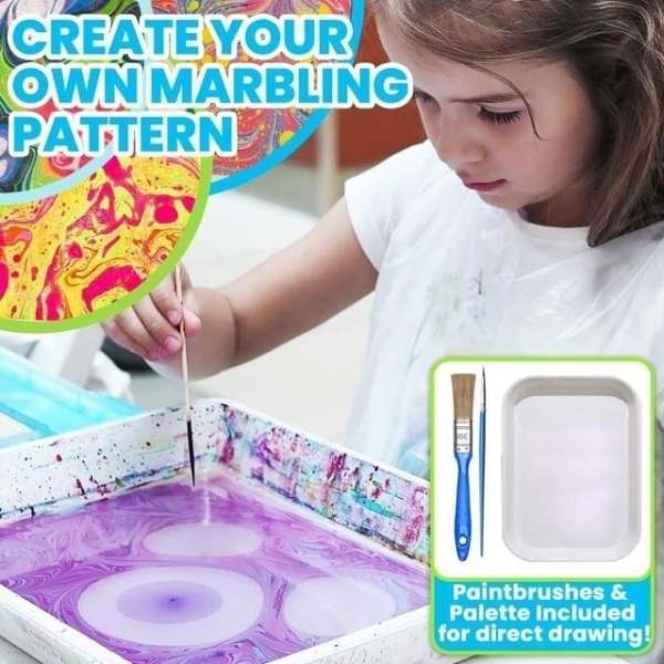 48% OFF - Water Marbling Paint Art Kit