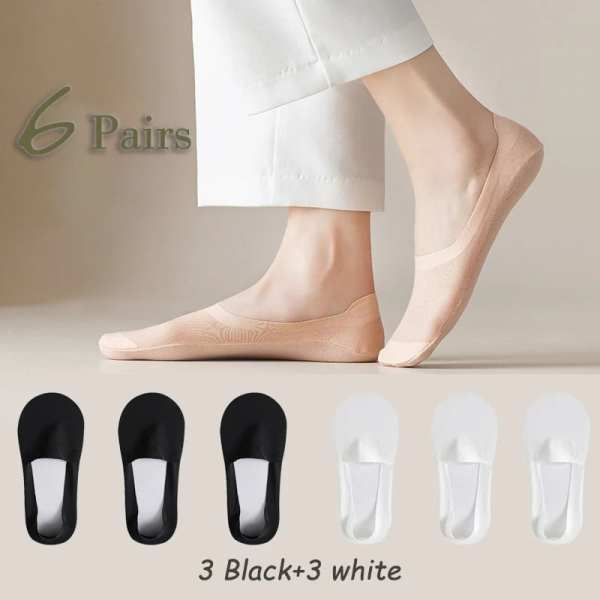 BUY 6 SAVE 30%Thin No Show Socks