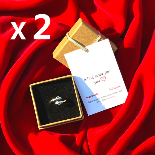 [Last day flash sale45% OFF]  The Hug From Heaven Ring - 925 STERL