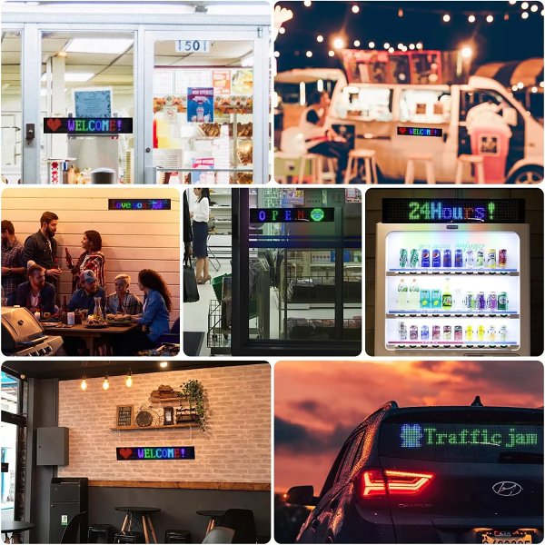 Half Price Today-Ultra-thin flexible Bluetooth LED screen