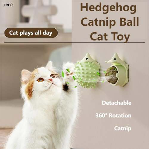 Hedgehog Catnip Ball Toy