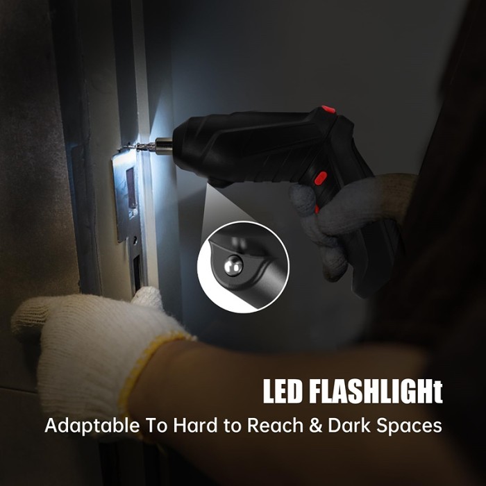 Rechargeable Electric Screwdriver Portable Set With 47 pcs Accessories