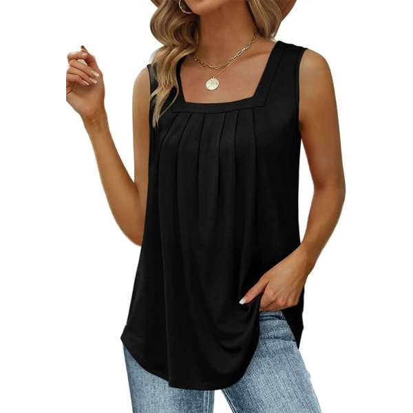 2023 Hot Sale Square Neck Sleeveless Tank Top