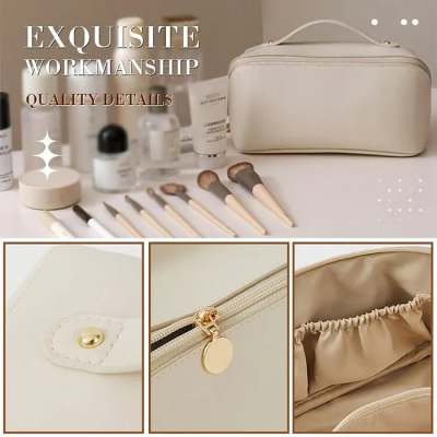 Large capacity travel cosmetic bag