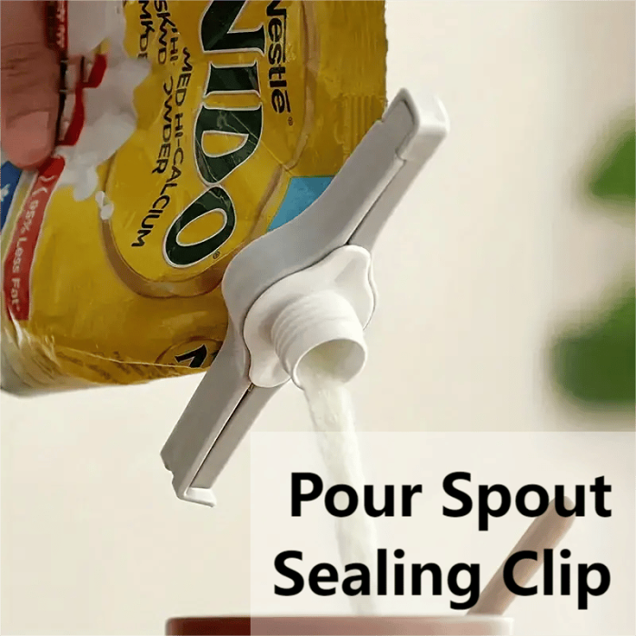 Pour Spout Sealing Clip