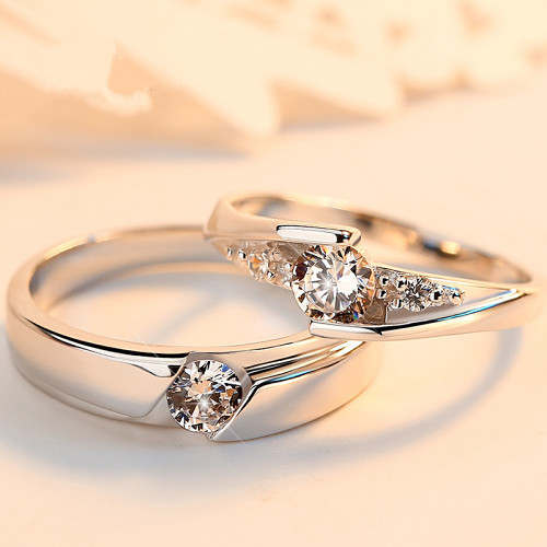 Handmade Simple Love Couple Rings