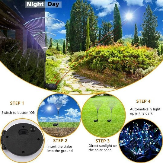 ( Last Day Promotions - 50% OFF)Waterproof  Solar Garden Fireworks
