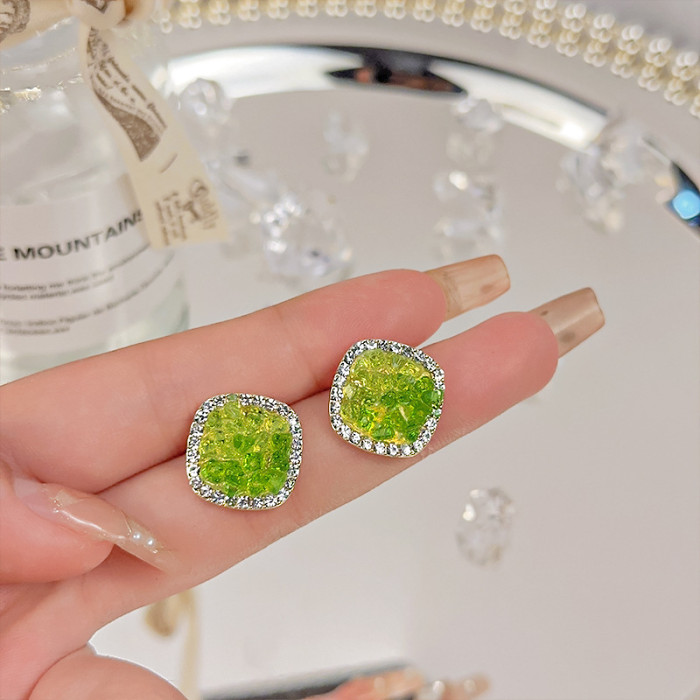 Green Spring Earrings