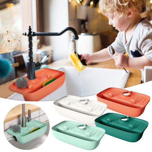 (Last Day Flash Sale) Faucet splash-proof draining rack-BUY 3 GE