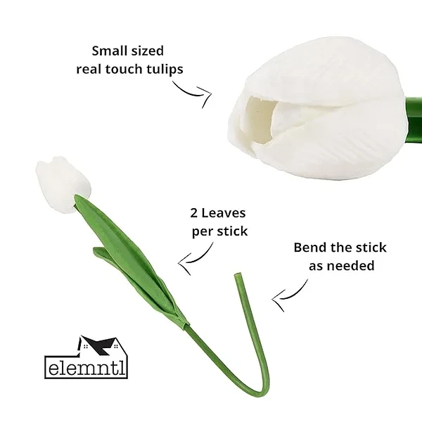 Artificial Tulips  2024 Spring Home Decor