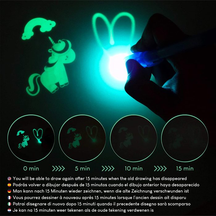 Kids Magic Light Drawing Pad Set