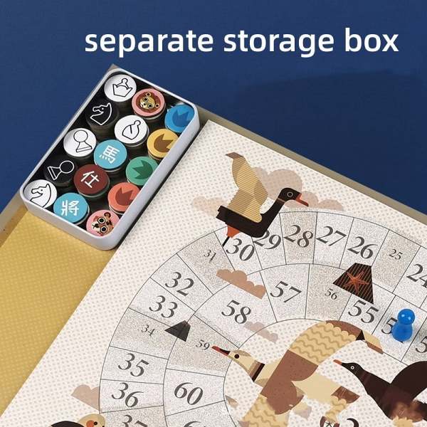 Multifunctional Book-Style Portable Chess Set