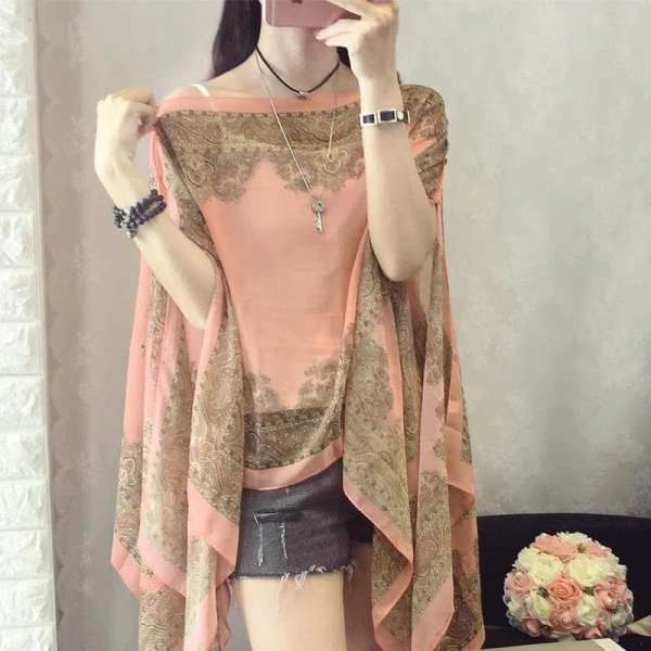 French sun protection shawl