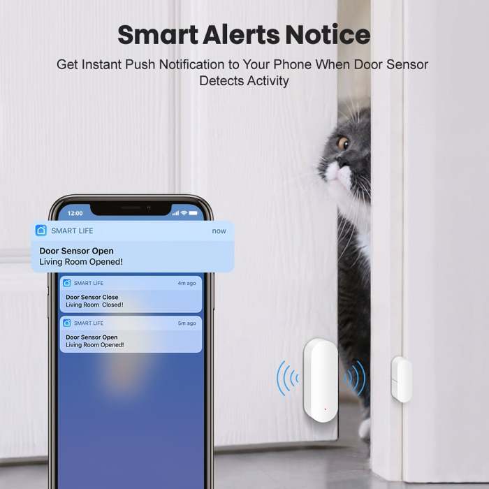 Hot Sale   Intelligent WIFI Door And Window Sensor