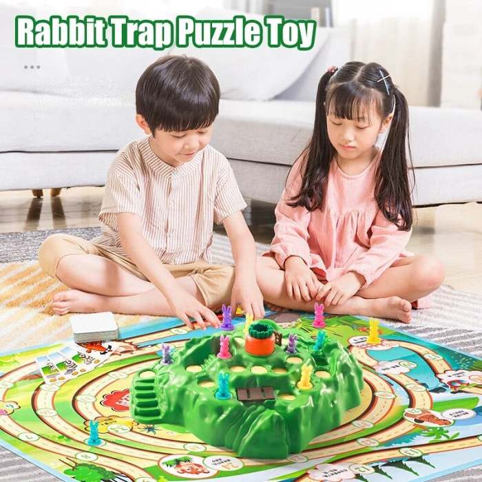 2024 New Rabbit Trap Chessboard Toys