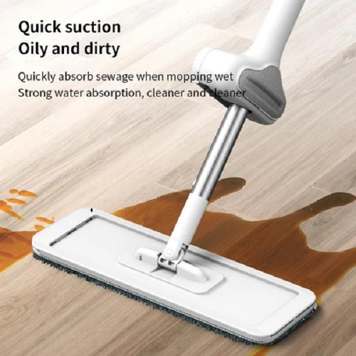 Clearance Sale - Squeeze Flat Mop Hand Free Washing-BUY 2 GET