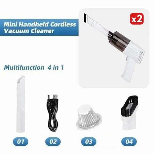 Last Day Promotion 49% OFF - Wireless Handheld Car Vacuum Cleaner