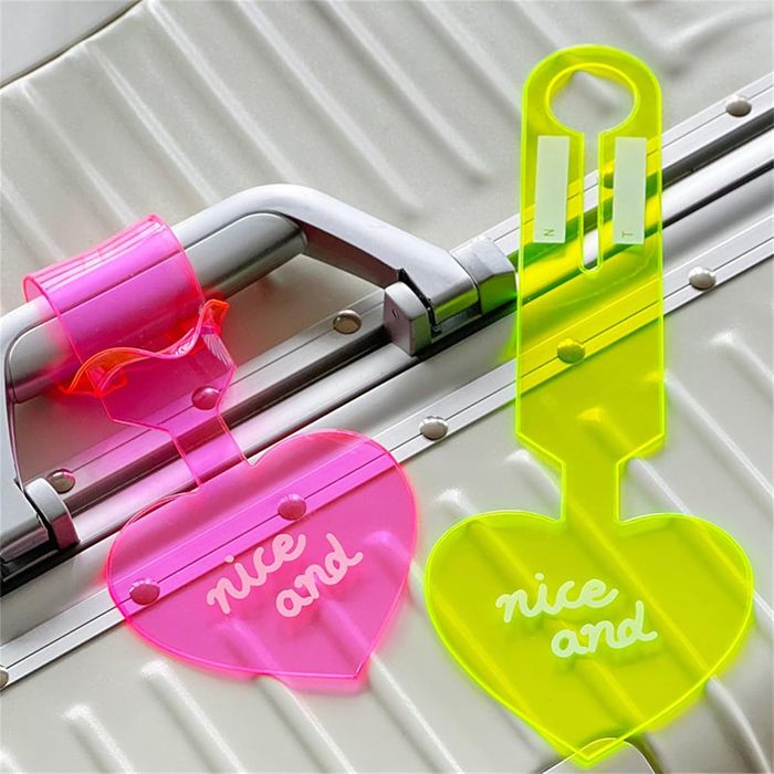 Fluorescent Suitcase Tag