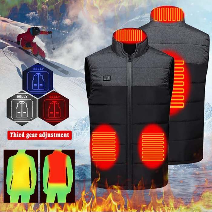 New Unisex Warming Heated Vest FREE SHIPPING