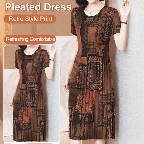 Fashion pleated dress