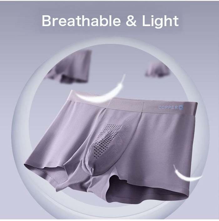 Set of 4pcsMen's Massage Magnetic Therapy Underwear