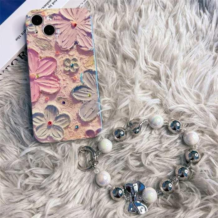 Vintage Oil Painting Flower iPhone Case