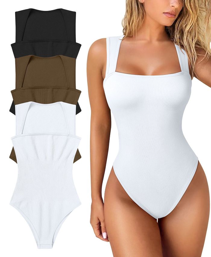 Sleeveless Tummy Control Tank Tops Bodysuits