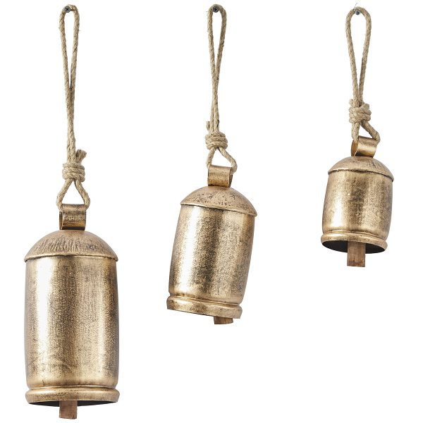 Christmas cow bell decoration