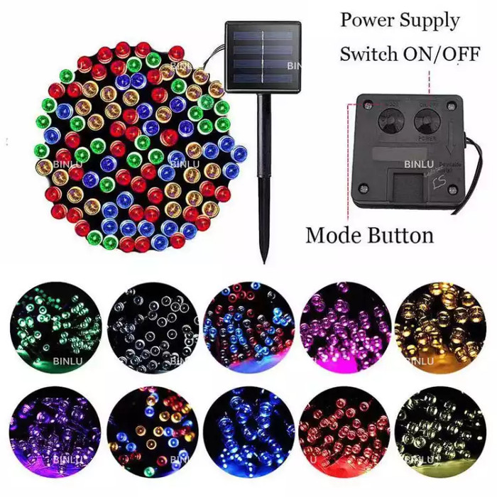 Solar-Powered LED Fairy String Lights -  Ultimate Home Upgrade