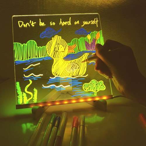 [Pre-Christmas-Sale 45% off] 8 inches LED Light Drawing Board W
