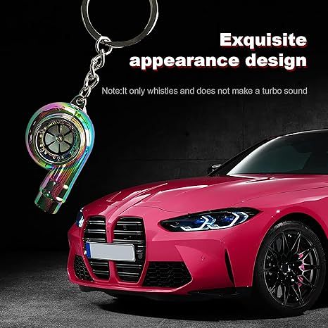 Creative Charming Polished Turbocharger Key Chain