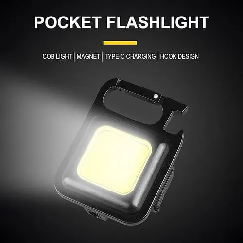 (Hot Sale) Multifunctional Keychain Rechargeable Light