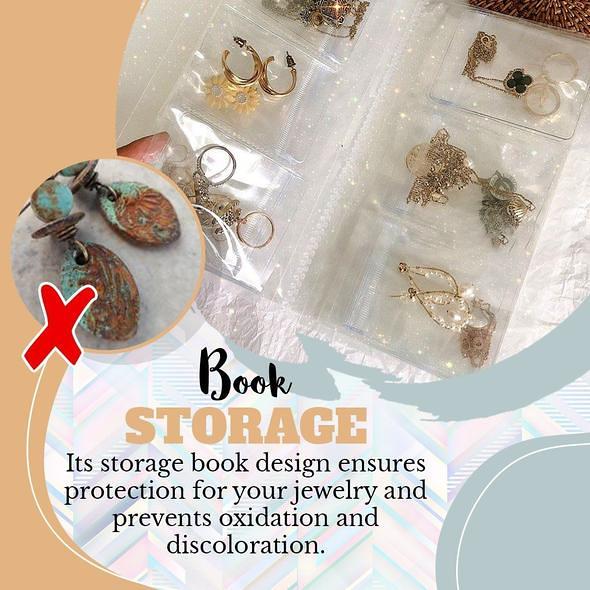 2023 Transparent Jewellery Storage Book Set