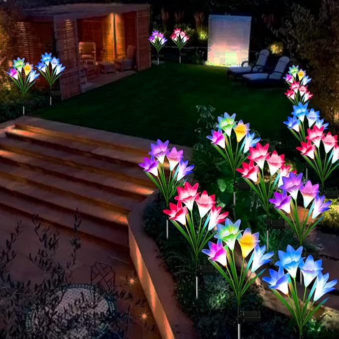 Solar Lily Garden Light