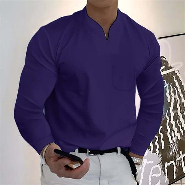 Men's Loose Casual Long Sleeve Top